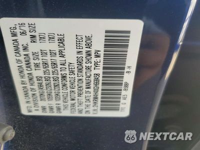 Zdjęcie 13 z 13 samochodu: 2016 HONDA CR-V SE VIN:2HKRM4H4XGH668458 - miniatura