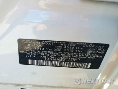 Zdjęcie 13 z 13 samochodu: 2021 HYUNDAI SONATA HYBRID LIMITED VIN:KMHL54JJ7MA018665 - miniatura