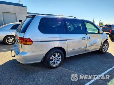 Trzecie zdjęcie samochodu z tyłu: 2002 HONDA ODYSSEY EX VIN:5FNRL18612B022154 - miniatura
