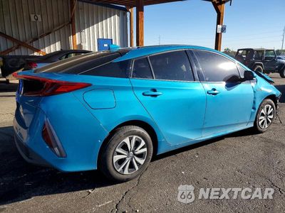 Trzecie zdjęcie samochodu z tyłu: 2018 TOYOTA PRIUS PRIME ADVANCED VIN:JTDKARFP5J3073816 - miniatura