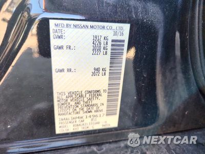 Zdjęcie 12 z 12 samochodu: 2017 NISSAN ALTIMA 2.5 SV VIN:1N4AL3AP4HC149617 - miniatura