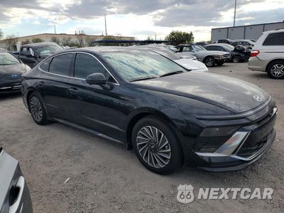Czwarte zdjęcie samochodu z boku: 2026 HYUNDAI SONATA HYBRID LIMITED VIN:KMHL54JJ4TA150331 - miniatura