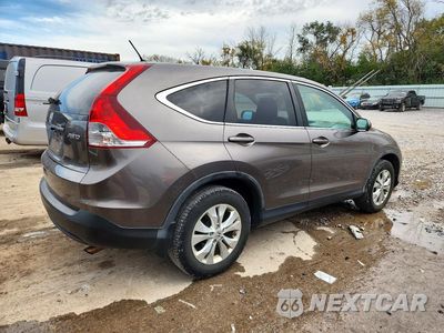 Trzecie zdjęcie samochodu z tyłu: 2012 HONDA CR-V EX VIN:5J6RM4H51CL010195 - miniatura