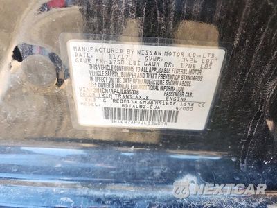 Zdjęcie 12 z 12 samochodu: 2018 NISSAN VERSA SV VIN:3N1CN7AP4JL836078 - miniatura