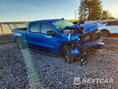 Czwarte zdjęcie samochodu z boku: 2023 CHEVROLET SILVERADO K1500 RST VIN:3GCUDEE8XPG225825 - miniatura
