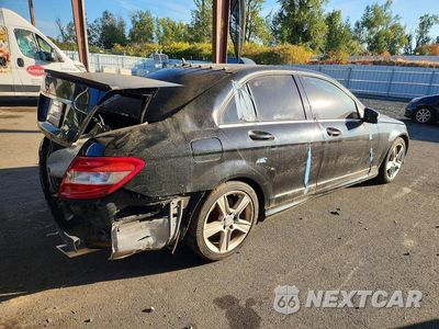 Trzecie zdjęcie samochodu z tyłu: 2010 MERCEDES-BENZ C 300 VIN:WDDGF5EBXAR103997 - miniatura
