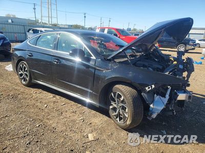 Czwarte zdjęcie samochodu z boku: 2025 HYUNDAI SONATA SEL VIN:KMHL64JA5SA477879 - miniatura