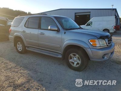 Czwarte zdjęcie samochodu z boku: 2002 TOYOTA SEQUOIA SR5 VIN:5TDZT34A82S117649 - miniatura