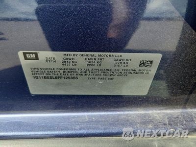 Zdjęcie 12 z 12 samochodu: 2015 CHEVROLET MALIBU LS VIN:1G11B5SL0FF129356 - miniatura