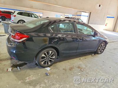 Trzecie zdjęcie samochodu z tyłu: 2013 HONDA CIVIC EXL VIN:19XFB2F95DE288245 - miniatura
