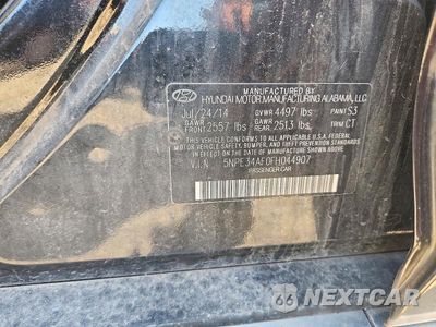 Zdjęcie 12 z 12 samochodu: 2015 HYUNDAI SONATA SPORT VIN:5NPE34AF0FH044907 - miniatura