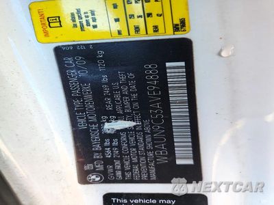Zdjęcie 12 z 12 samochodu: 2010 BMW 135 I VIN:WBAUN9C53AVE94888 - miniatura