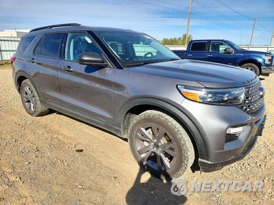 Czwarte zdjęcie samochodu z boku: 2021 FORD EXPLORER XLT VIN:1FMSK8DH8MGC35529 - miniatura