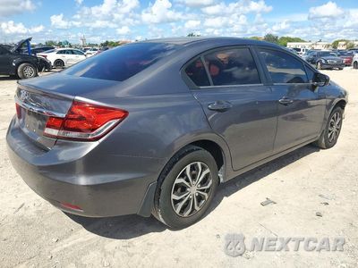 Trzecie zdjęcie samochodu z tyłu: 2014 HONDA CIVIC LX VIN:19XFB2F51EE021733 - miniatura