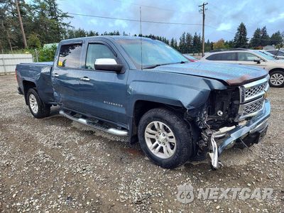 Czwarte zdjęcie samochodu z boku: 2014 CHEVROLET SILVERADO C1500 LT VIN:3GCPCREH9EG264541 - miniatura