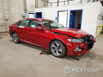 Czwarte zdjęcie samochodu z boku: 2018 HONDA ACCORD EX VIN:1HGCV1F47JA218237 - miniatura