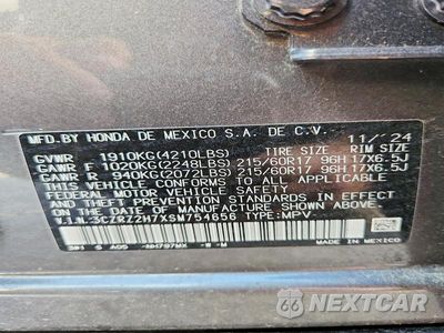 Zdjęcie 14 z 14 samochodu: 2025 HONDA HR-V EXL VIN:3CZRZ2H7XSM754656 - miniatura