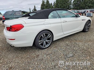 Trzecie zdjęcie samochodu z tyłu: 2013 BMW 640 I VIN:WBALW7C58DDX58627 - miniatura