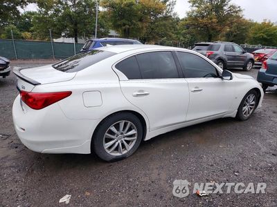 Trzecie zdjęcie samochodu z tyłu: 2015 INFINITI Q50 PREMIUM VIN:JN1BV7AR8FM418066 - miniatura
