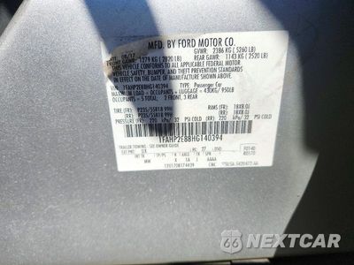 Zdjęcie 12 z 12 samochodu: 2017 FORD TAURUS SEL VIN:1FAHP2E88HG140394 - miniatura