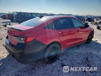 Trzecie zdjęcie samochodu z tyłu: 2022 HONDA CIVIC SI VIN:2HGFE1E57NH470102 - miniatura
