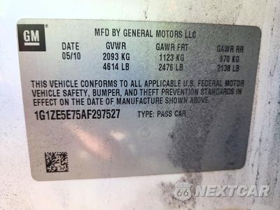 Zdjęcie 12 z 12 samochodu: 2010 CHEVROLET MALIBU LTZ VIN:1G1ZE5E75AF297527 - miniatura