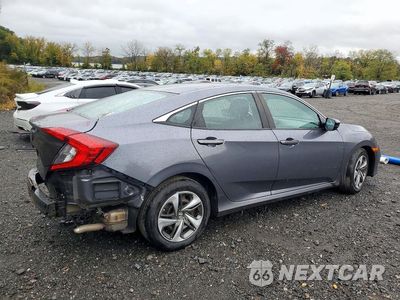 Trzecie zdjęcie samochodu z tyłu: 2021 HONDA CIVIC LX VIN:2HGFC2F68MH527585 - miniatura