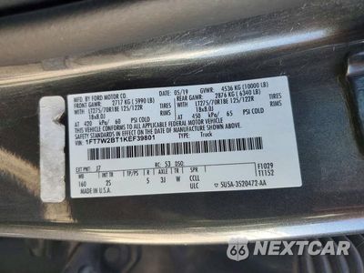Zdjęcie 12 z 12 samochodu: 2019 FORD F250 SUPER DUTY VIN:1FT7W2BT1KEF39801 - miniatura