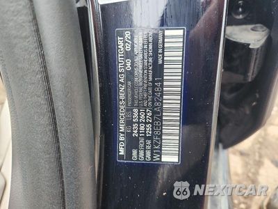 Zdjęcie 12 z 12 samochodu: 2020 MERCEDES-BENZ E 350 4MATIC VIN:W1KZF8EB7LA824841 - miniatura