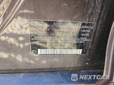 Zdjęcie 12 z 12 samochodu: 2015 HYUNDAI SONATA SE VIN:5NPE24AF7FH061612 - miniatura