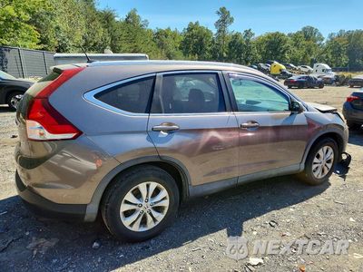 Trzecie zdjęcie samochodu z tyłu: 2013 HONDA CR-V EXL VIN:5J6RM3H75DL038496 - miniatura