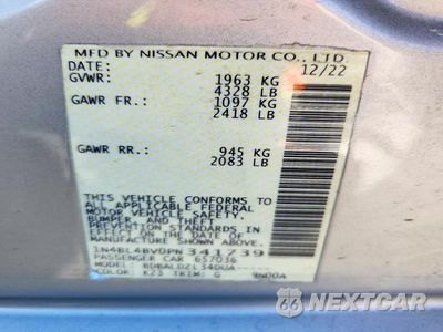 Zdjęcie 12 z 12 samochodu: 2023 NISSAN ALTIMA S VIN:1N4BL4BV0PN341739 - miniatura