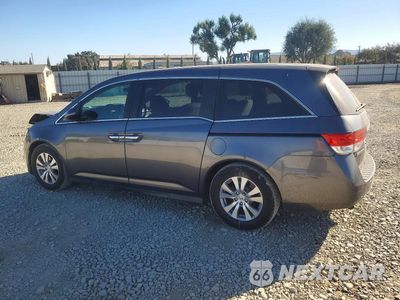 Drugie zdjęcie samochodu z przodu: 2016 HONDA ODYSSEY EX VIN:5FNRL5H4XGB092071 - miniatura