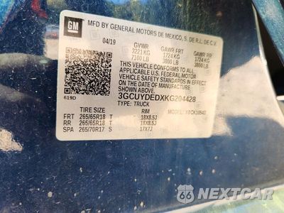 Zdjęcie 12 z 12 samochodu: 2019 CHEVROLET SILVERADO K1500 LT VIN:3GCUYDEDXKG204428 - miniatura