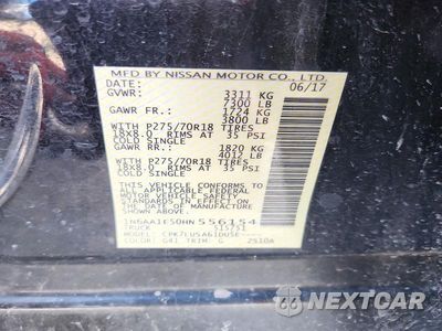 Zdjęcie 13 z 13 samochodu: 2017 NISSAN TITAN PRO-4X VIN:1N6AA1E50HN556154 - miniatura