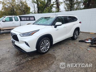 2021 TOYOTA HIGHLANDER HYBRID PLATINUM 5TDEBRCH9MS030509 - główne zdjęcie licytacji z USA - miniatura