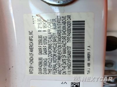 Zdjęcie 12 z 12 samochodu: 2018 HONDA ACCORD LX VIN:1HGCV1F15JA051737 - miniatura