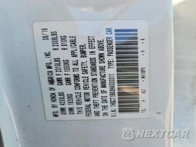 Zdjęcie 13 z 13 samochodu: 2017 HONDA ACCORD EXL VIN:1HGCT1B6XHA000011 - miniatura