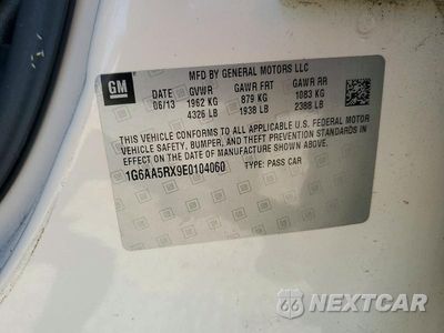 Zdjęcie 12 z 12 samochodu: 2014 CADILLAC ATS VIN:1G6AA5RX9E0104060 - miniatura