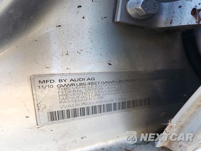 Zdjęcie 12 z 12 samochodu: 2011 AUDI A4 PRESTIGE VIN:WAUKFAFL4BA081500 - miniatura