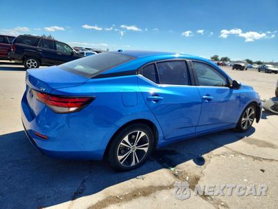Trzecie zdjęcie samochodu z tyłu: 2022 NISSAN SENTRA SV VIN:3N1AB8CVXNY253136 - miniatura