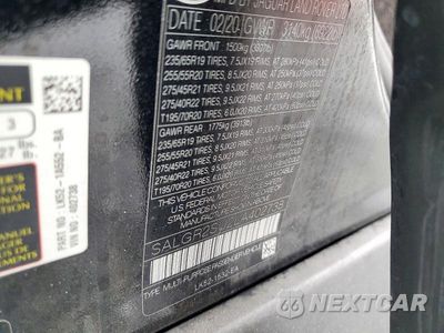 Zdjęcie 13 z 13 samochodu: 2020 LAND ROVER RANGE ROVER VIN:SALGR2SU2LA402738 - miniatura