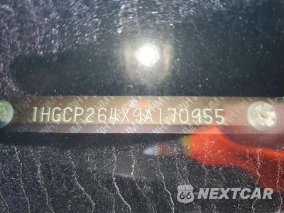 Zdjęcie 12 z 12 samochodu: 2009 HONDA ACCORD LXP VIN:1HGCP264X9A170955 - miniatura