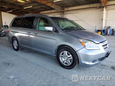 Czwarte zdjęcie samochodu z boku: 2007 HONDA ODYSSEY EXL VIN:5FNRL38767B135965 - miniatura