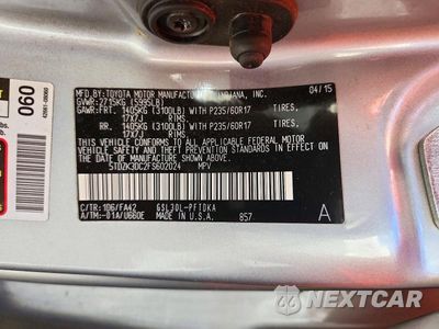 Zdjęcie 14 z 14 samochodu: 2015 TOYOTA SIENNA L 7-PASSENGER VIN:5TDZK3DC2FS602024 - miniatura