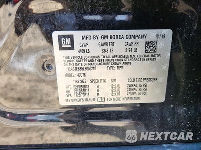 Zdjęcie 12 z 12 samochodu: 2020 BUICK ENCORE PREFERRED VIN:KL4CJESB5LB050210 - miniatura