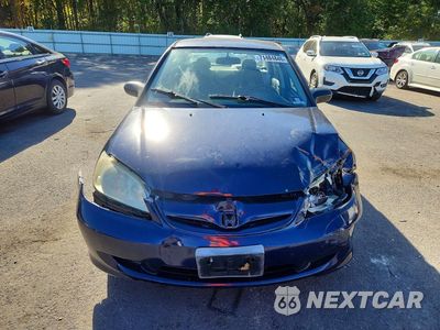 Piąte zdjęcie samochodu w środku: 2005 HONDA CIVIC LX VIN:2HGES16545H521770 - miniatura