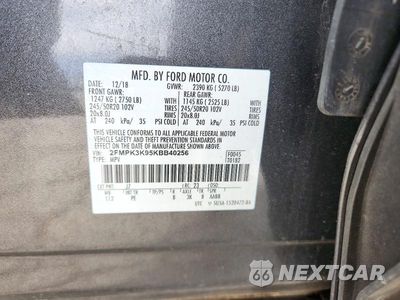 Zdjęcie 13 z 13 samochodu: 2019 FORD EDGE TITANIUM VIN:2FMPK3K95KBB40256 - miniatura