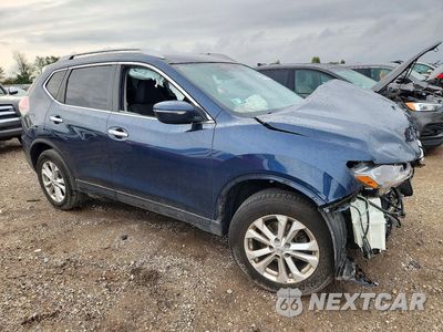 Czwarte zdjęcie samochodu z boku: 2015 NISSAN ROGUE SV VIN:KNMAT2MV6FP567486 - miniatura