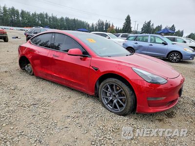 Czwarte zdjęcie samochodu z boku: 2022 TESLA MODEL 3 VIN:5YJ3E1EA0NF186220 - miniatura